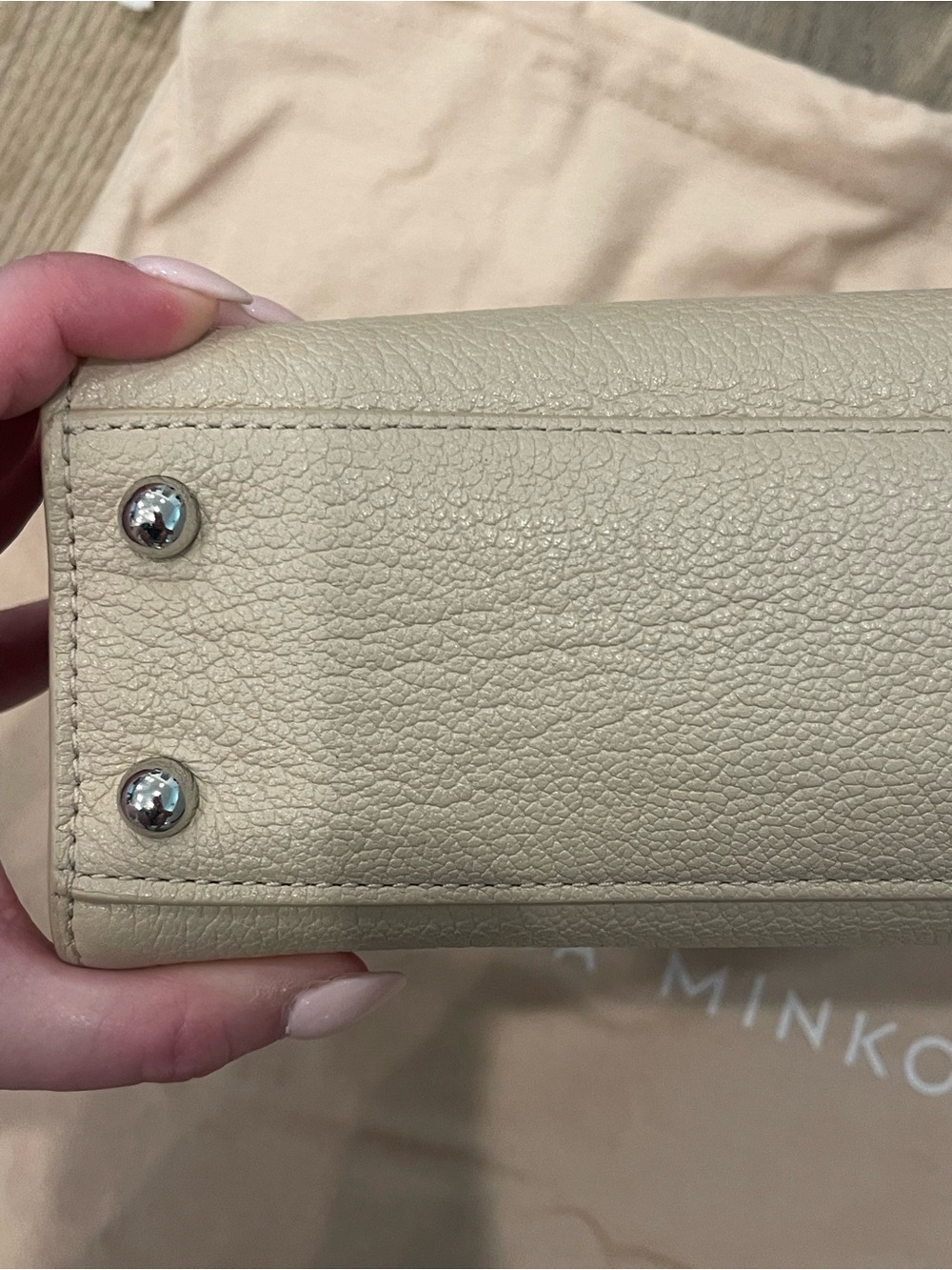 Rebecca Minkoff Tan Top Handle Bag - Picture 2 of 8